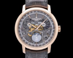 Traditionnelle Complete Calendar 18K Rose Gold Skeleton