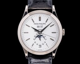 Annual Calendar 5396G 18K White Gold Silver Dial