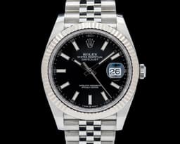 Datejust 126334 41 SS Jubilee Black Dial