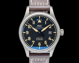 Mark XVIII Pilot's Watch Heritage Titanium Black Dial