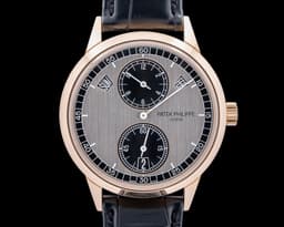 5235R Annual Calendar Regulator 18K Rose Gold Gray Dial