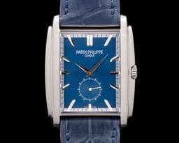 5124G Gondolo Manual Wind 18K White Gold Blue Dial