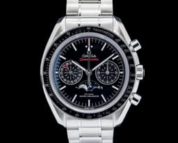 Speedmaster Automatic Moon SS Black Dial