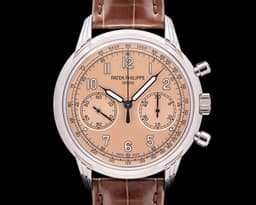 5172G Chronograph 18K White Gold Salmon Dial