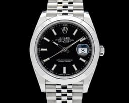 126300 Datejust 41MM Jubilee SS Black Dial