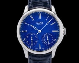 Quai des Bergues SS Sapphire Blue Dial
