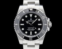 Submariner 114060 No Date Ceramic Bezel SS Black Dial