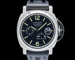 Luminor 44 Power Reserve Automatic SS Black Dial
