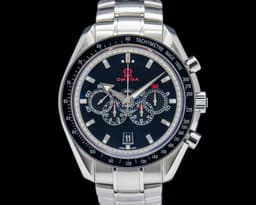 Speedmaster Co-Axial Olympic Collection SS Black Dial
