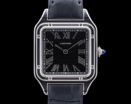 Santos Dumont SS Black Lacquer Dial 2025 UNWORN