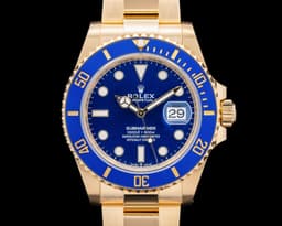 Submariner 126618 18K Yellow Gold Blue Dial 2024