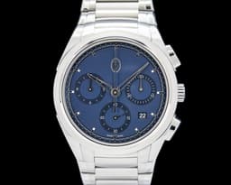 Tonda PF Chronograph Platinum Bezel SS Blue Dial