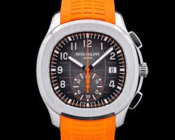 5968A Aquanaut Chronograph SS Tropical Black Dial UNWORN