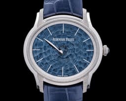 Millenary Frosted Gold Philosophique 18K White Gold Blue Dial