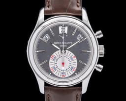 Annual Calendar Chronograph Platinum Gray Dial UNWORN