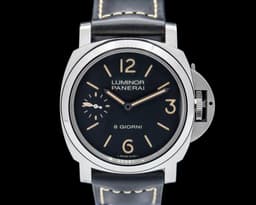 Luminor 8 Days SS Black Dial 2024