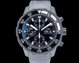 Aquatimer Chronograph Edition Galapagos SS Black Dial