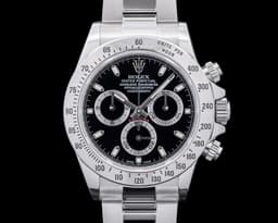 Daytona 116520 SS Black Dial