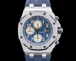 Royal Oak Offshore Blue Dial SS / Rubber