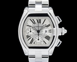 Roadster Chronograph XL Silver Dial SS / Bracelet