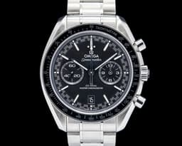 Speedmaster Co-axial Chronometer Chronograph SS Black Dial