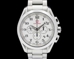 Aqua Terra Chronograph Olympic Games Silver Dial SS