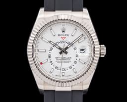 Sky Dweller 18K White Gold Black Dial