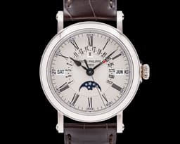 5159G Retrograde Perpetual Calendar 18K White Gold Silver Dial