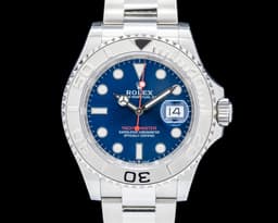 Yacht Master 126622 SS Platinum Bezel Blue Dial 2024