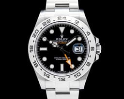 216570 Explorer II SS Black Dial