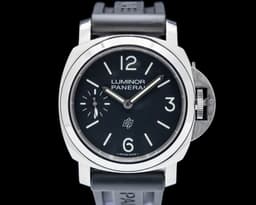 Luminor Base Logo 3 Days SS Black Dial