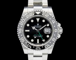 116710LN GMT Master II Ceramic SS Black Dial