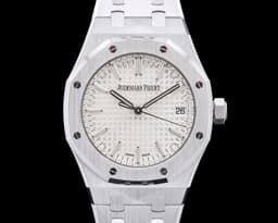 15550ST Royal Oak 50th Anniversary SS Silver Dial
