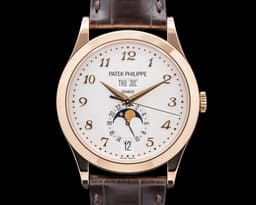 5396R-012 Annual Calendar 18K Rose Gold Silver Dial