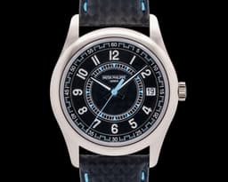 6007G Calatrava 18K White Gold Black Carbon Dial 2025