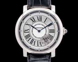 W1556204 Rotonde de Cartier Astrotourbillon 18K White Gold Silver Dial