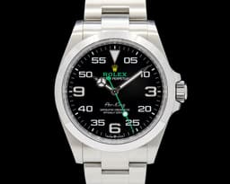 126900 Air King Oystersteel Black Dial 2024
