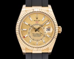 326238 Sky-Dweller 18K Yellow Gold Champagne Dial FULL SET