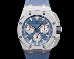 26420TI Royal Oak Offshore Titanium Blue Mega Tapisserie Dial